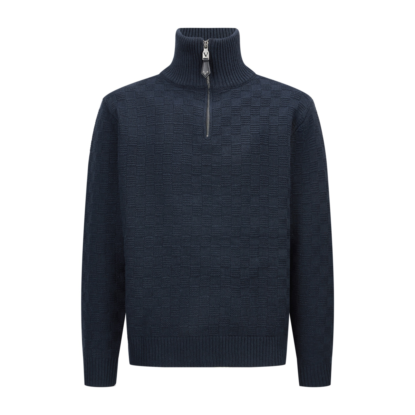Men's sweater pullover, half zipper luxury casual sweater, autumn wool casual jacket, half zipper cardigan jacket, winter long sleeved warm swe