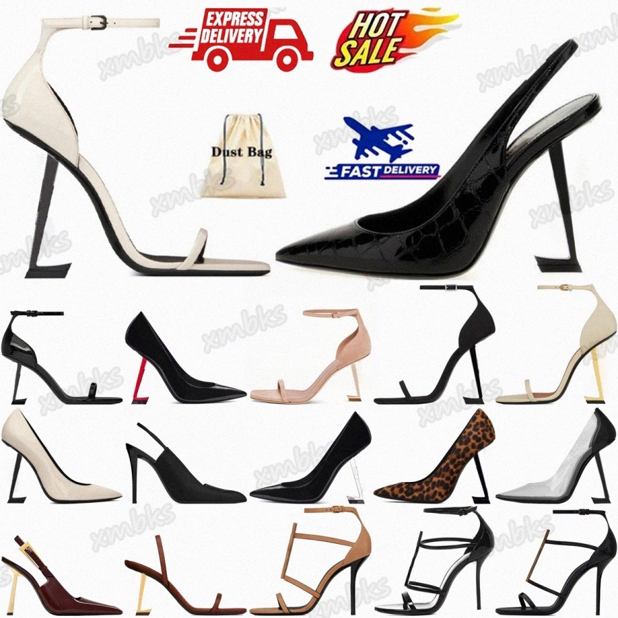 Designer Sandal Heels Black Leather Suede Pumps Heel Womens High Sandals Wedding White Red Beige Women Highs Wedges-image-979755340