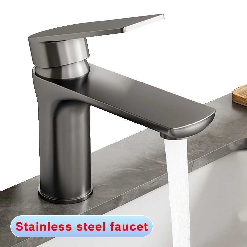 Stainless Steel Faucet A High-end Valve Suitable for Use in Washbasins Washstands and Bathroom Cabinet Handwashing Stations M251129-image-1086590542