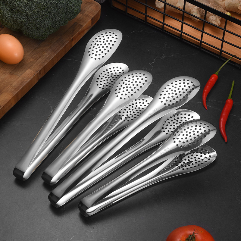 7/9/12/14 Inches Serve Tong Kitchen Clip Steak Tong Cook-image-409586327