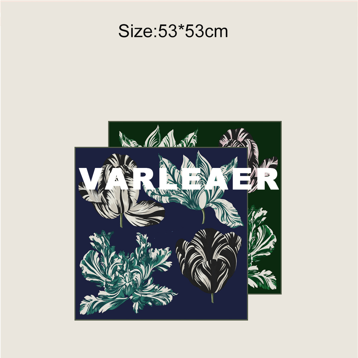 Double Faced Silk Scarf 53CM Women Square Bandanas Hand Rolled Shawls Spring Summer Head Hair Scarves Bag Accessories Mother Lover Gift 53CMX53CM