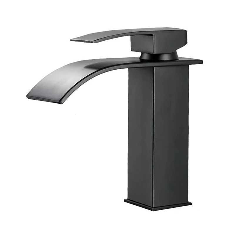 Black Faucet With Hose For Bathroom Lababo Matte Sink Faucet Hot Cold Mixer Tap For Wash Basin M251129-image-1086591750