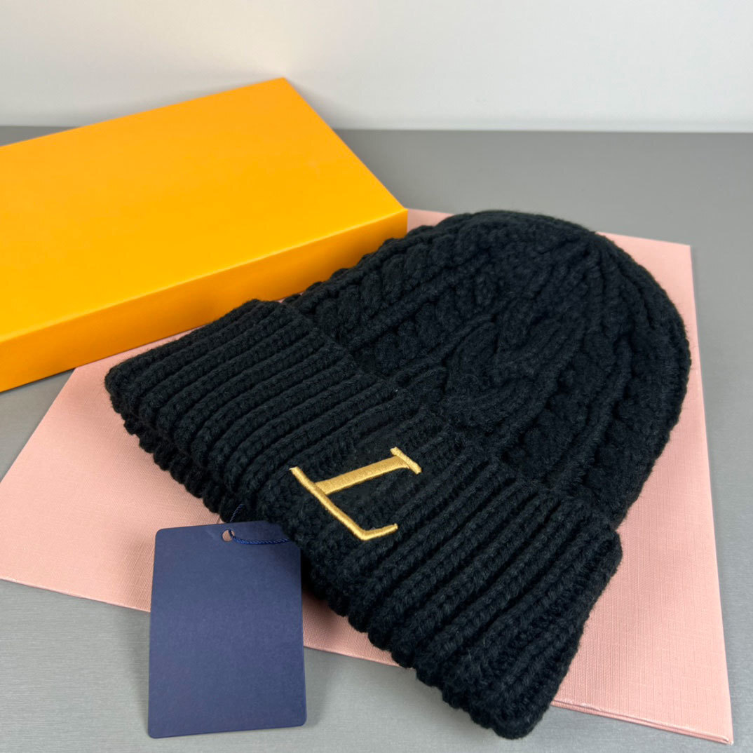Designer Beanie Cap Men Women Fall winter Thermal Brand Knit Hat Bonnet Plaid Skull Hats Fashion Letter Jacquard Warm Woolen Caps Top Quality