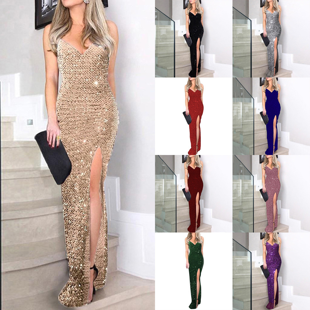 Femmes élégants marmités en trin-tricots irréguliers robe ourlet mode sans manches camisole slit slim fit robes robes de fête féminine 240823