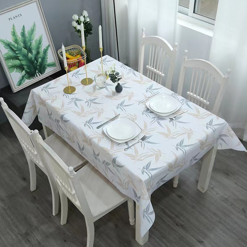 Home tablecloth ins style tablecloth anti-scalding waterproof and oil-proof washable coffee table mat dormitory tablecloth QNFT01-image-1055814213