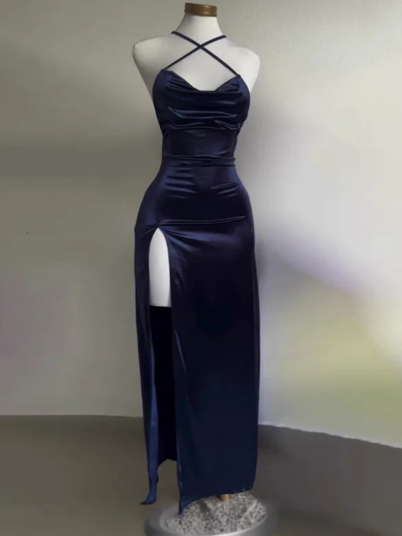 2025 Dresses Y2K Sexy Halter Dres Elegant Fashion Beautiful Womens Party Night Evening Woman Dress 251129