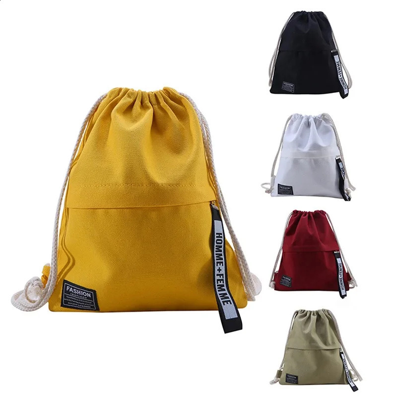 Women Backpack Sports Cloth Bunch Pocket Drawstring Rucksack Womens Folding Portable Shopping Bag Outdoor Travel Packs y250121Z