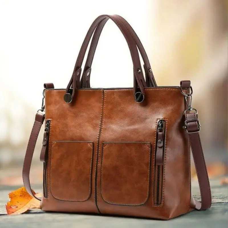 Nuovo arrivo antifurto in pelle vintage da donna borsa a tracolla da donna ad alta capacità zaino da viaggio borse da scuola per ragazze Z250118