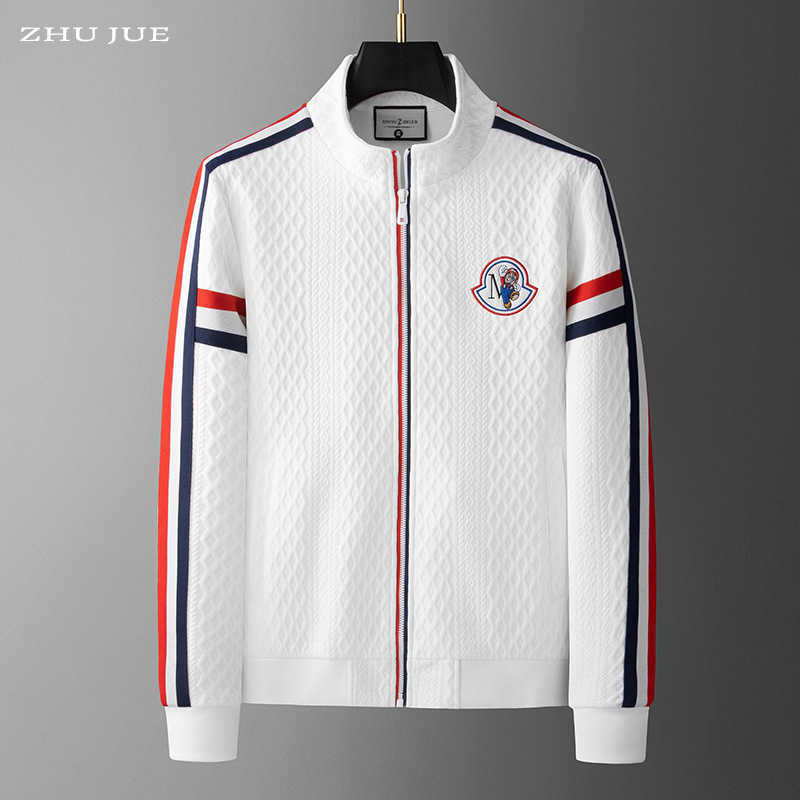 Mens Jackets Outdoor Jacket Designer Mens 2025 Autumn New Cardigan Coat Men's Trend Chapter Embroidered Sports Casual Hoodie Men Y250207