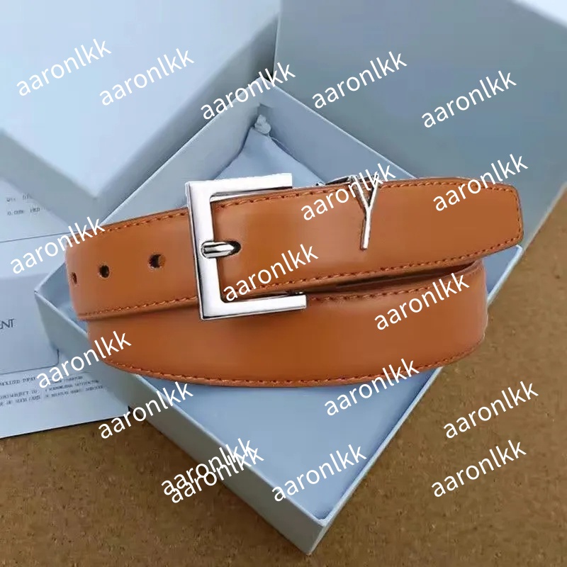 Ceintures pour femmes créatrices mode lisse ceinture rétro de design rétro de taille fine ceinture pour hommes largeur féminin 2,5 cm ceinture lu