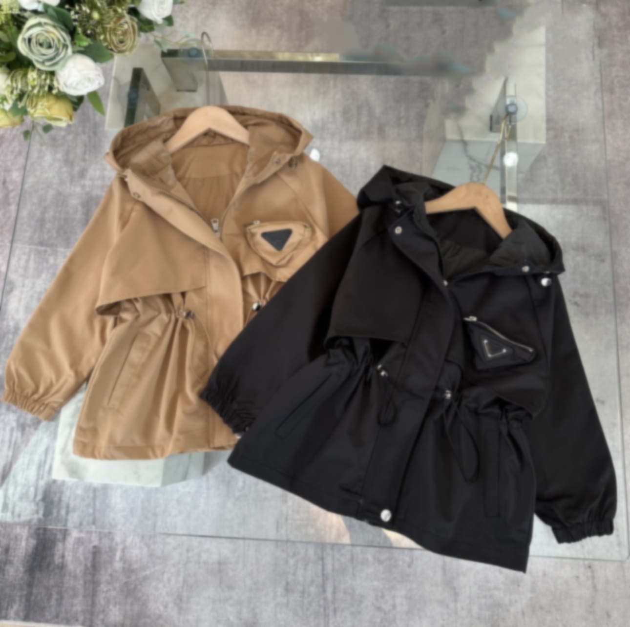 2025 girl's jacket girls hoodies girl designer coat fasion luxury kids designer jacket New kid outwear long sleeved casual clothe European A-image-774929051