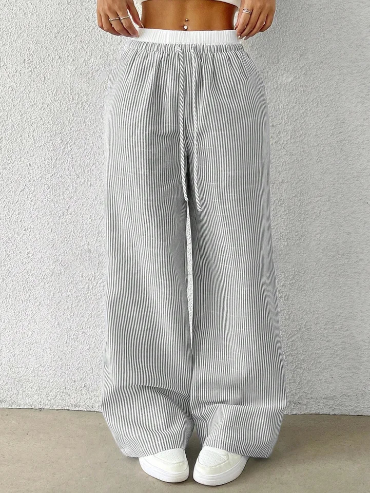 Womens pants black solid color casual fashion elegant Japanese Korean European and American mature autumn winter 250107Z