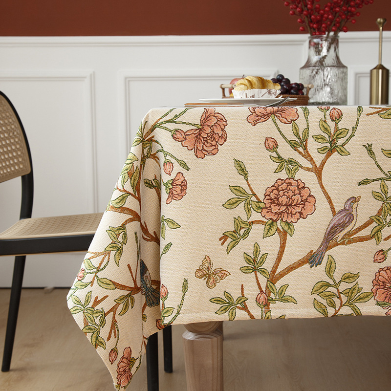 2025 Dirt-resistant Fabric, High-end Non-slip Office Home Hotel Tablecloth E-1-image-1049303074