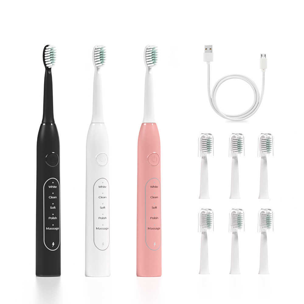 Intelligent electric toothbrush, adult portable toothbrush, soft bristled, sonic electric toothbrush, charging model z250205-image-941267717