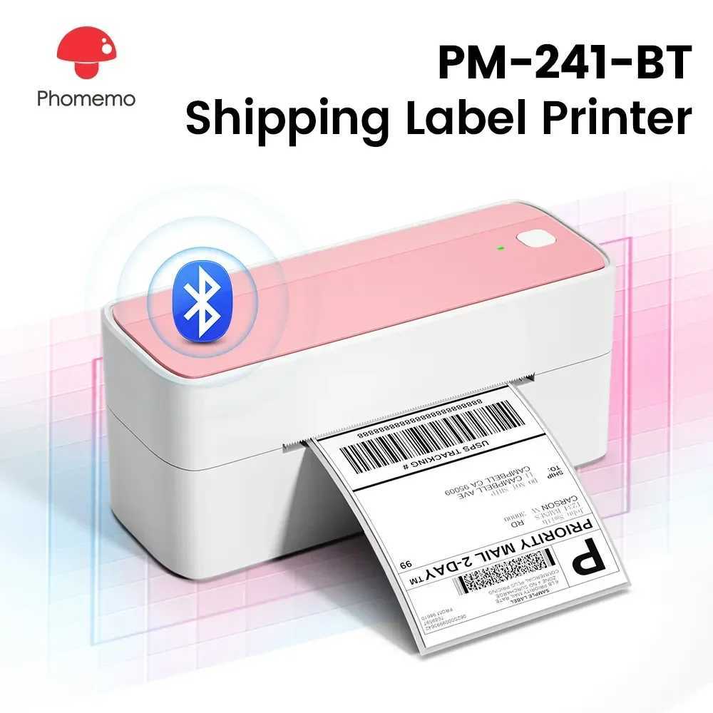 Phomemo 241 Bluetooth Thermal Label Printer Wireless Small Shipping Label Printer 4X6 Compatible with iPhone Android Mac Window R250612-image-1061643545