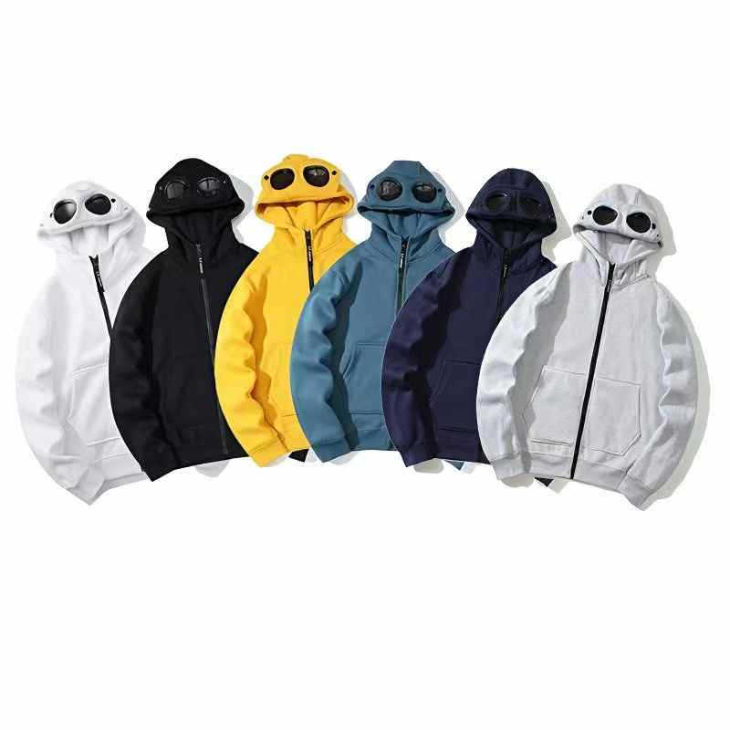 CP Designer Hoodie Mens Jackets Coat Fllece Clothing Mens Sweatshirts Jumpers 26SS Embroidery Label Womens Hoodies Functional Wind Glasses Badge Hoo
