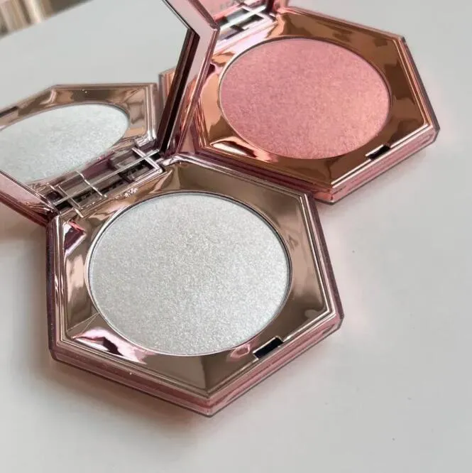 New Highlighter 8g Beauty Highlighters Bronzers Face Powder Plaette How Many Carats Rose Rave Diamond Highlighters Brand Shimmer Cosmetics 2 colo-image-1044428772