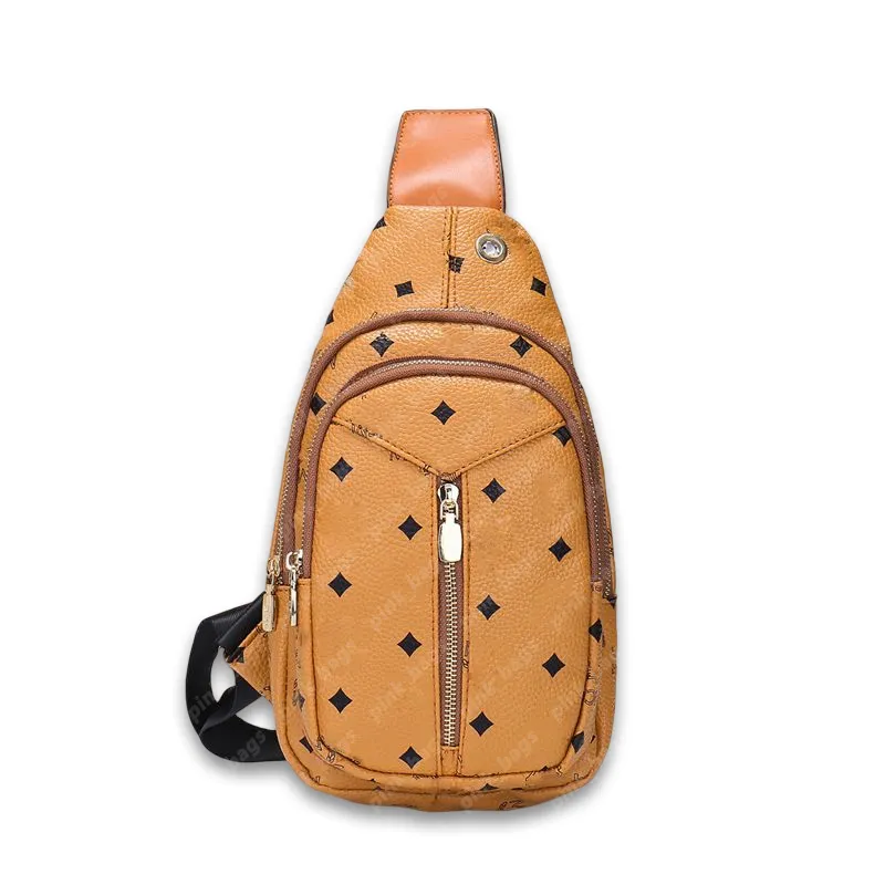 Designer Sling Chest Bags Waist Bag Mens Cross Body Breast Waistpacks Shoulder Bag Pouch Check Bumbag Leather Zipper Phone Purse Women Pouch Handbag