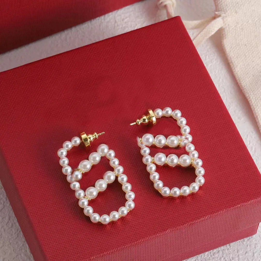 Ensemble de bijoux de conception de cœur élégant - Collier en argent sterling et boucles d'oreilles coordonnées