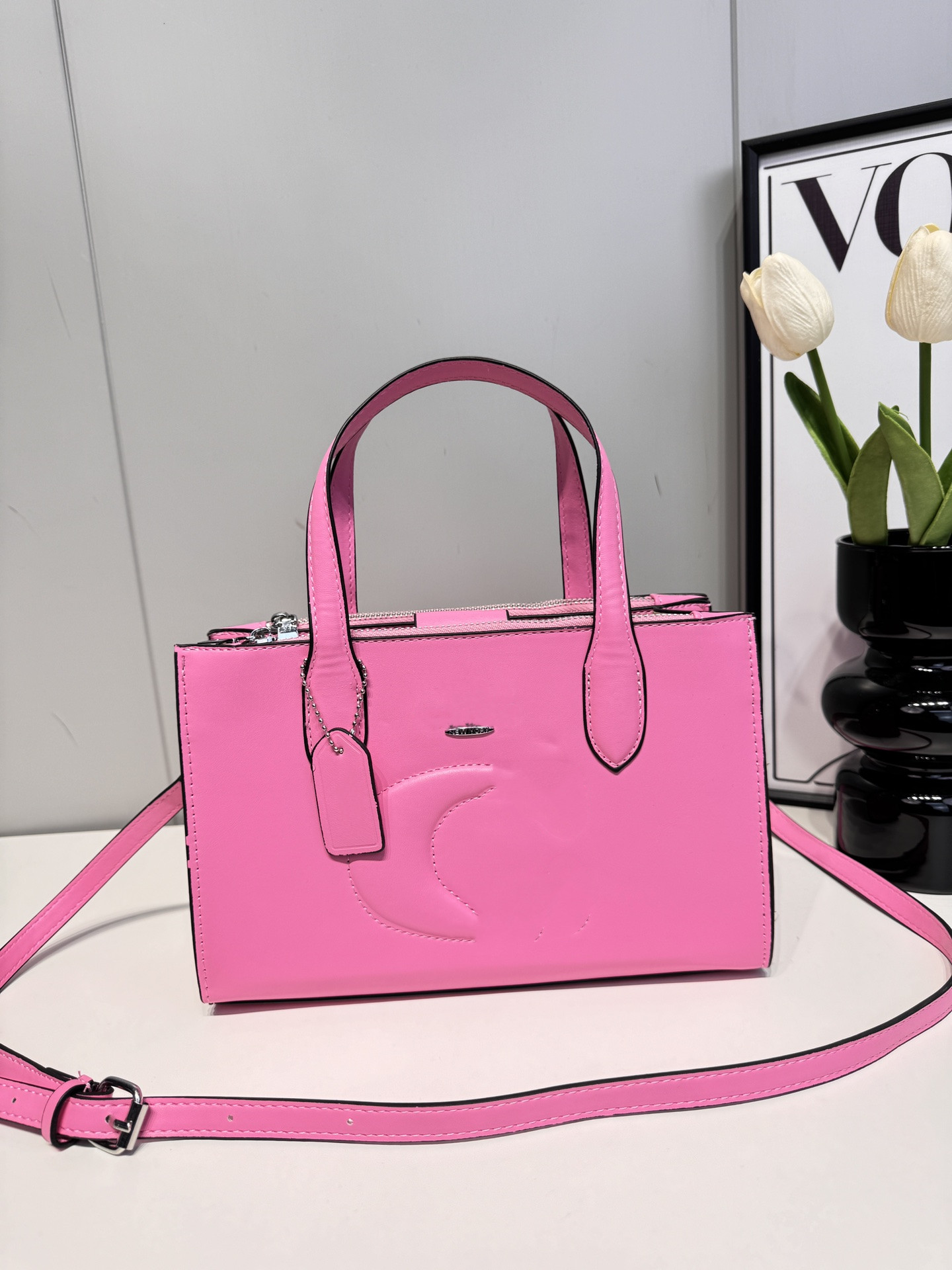 Co Sacoche Dempseys Designer Tote Sac femme homme S toile en cuir sac à main
