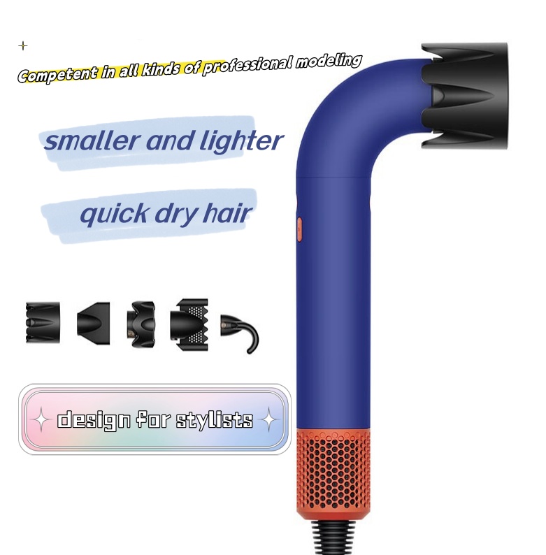 Brand-new Huaqiang North elbow barber shop high-speed hair dryer hair dryer household negative ion quick-drying electric blowing-image-1044535090