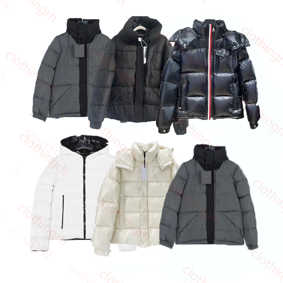 puffer jacket men womens coat men designer clothes scan down jacket Letter embroidery double zip warm portability man coats designer women casual