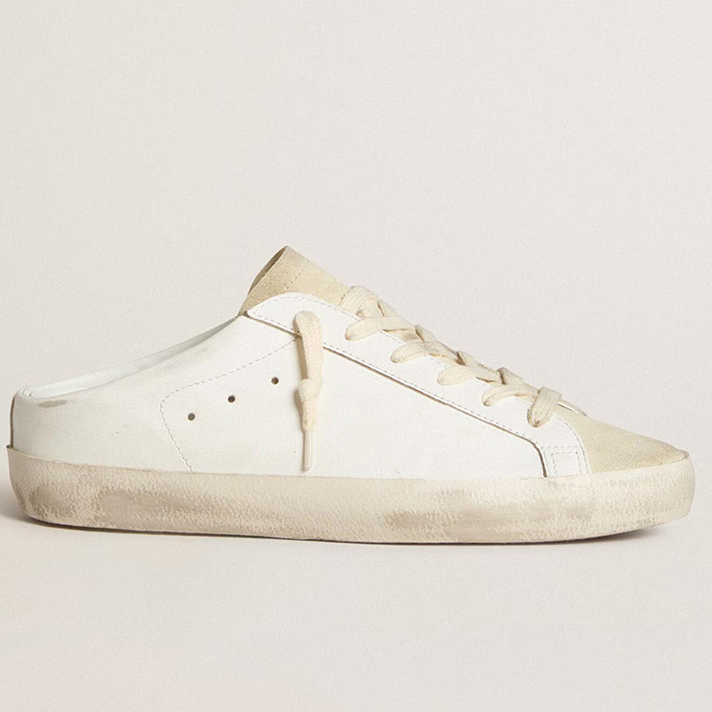 Slippers Shoes Customers Star Sneakers luxury Dirtys Sequin White Do-old Dirty Men Women Fashion Leather Designer Sneakers Slip-on Suede With Box
