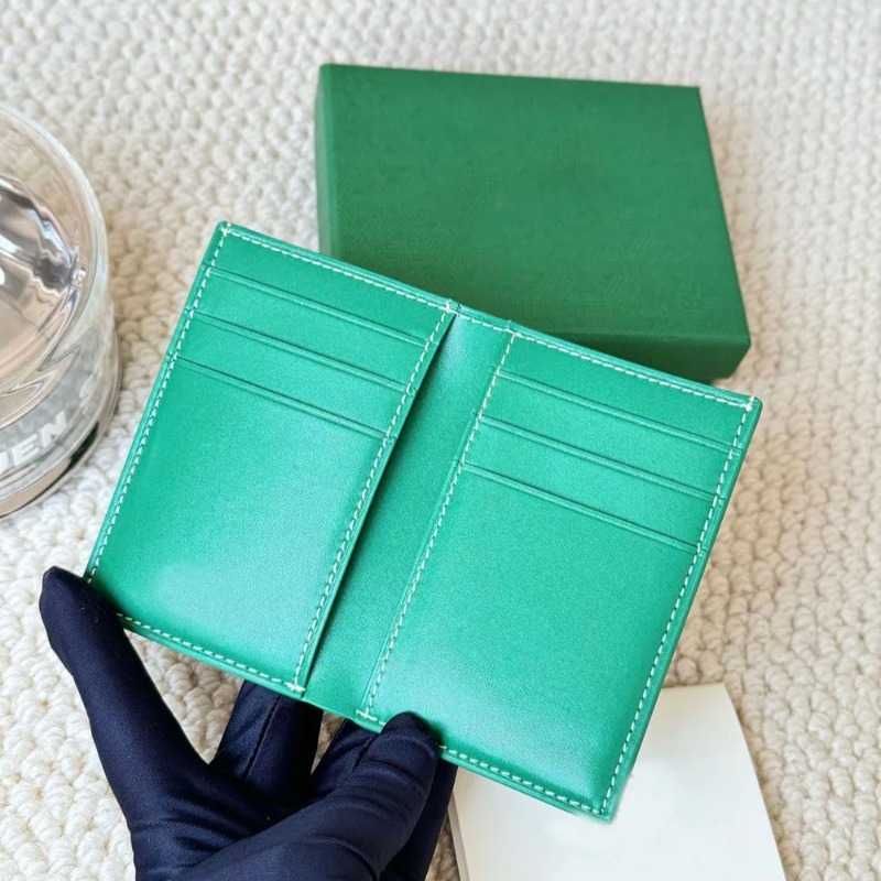 Portefeuille en cuir designer pour le support de carte de crédit pour hommes et femmes avec cadeau de sac à poussière de poche à pièces