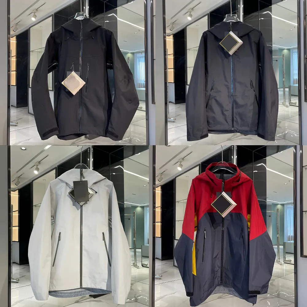 Men Jacket Three Layer Outdoor zipper jackets Waterproof warm Jackets For sports Men Women SV/LT GORE-TEXPRO Male Casual Lightweight Hiking 55