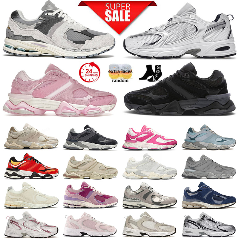 2025 Designer Sneakers Women Men shoes Triple Black White Pink Haze Quartz Grey Brown Black Rain Blue Mushroom Suede Pack Sea Salt Running Shoes Ten