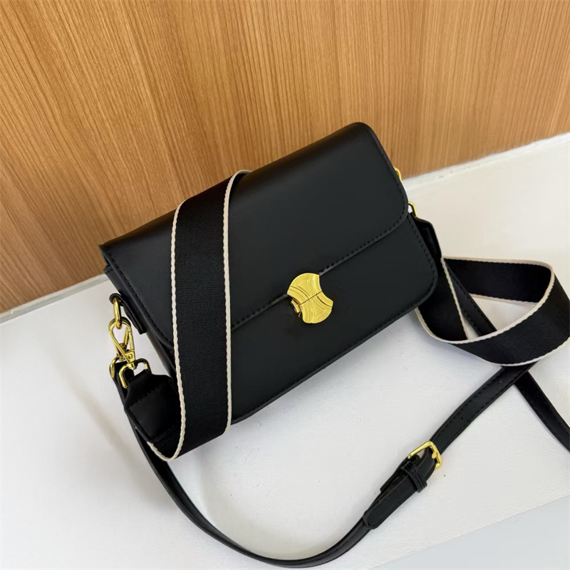 Brand Designer Trendy Crossbody Bag with Gold Logo Stylish Fashion Handbag for Women Available in Black, White, Pink, Green, Beige, Blue, Brown Eleg