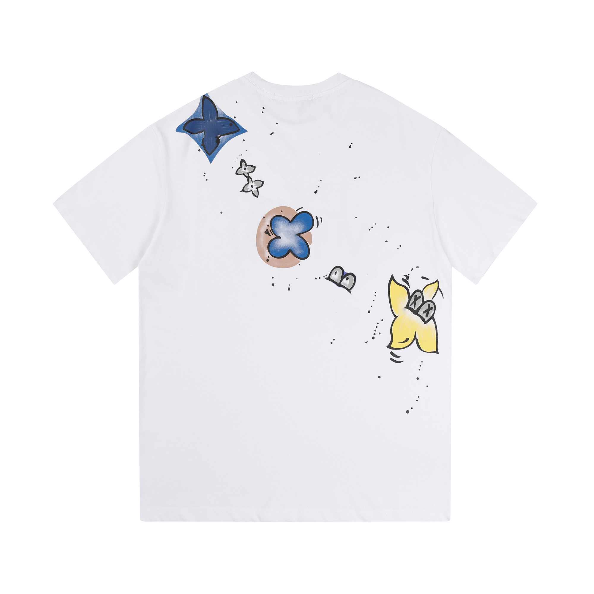 Louseviton Mens T Shirt Designer For Men Casual Woman Shirts Street Women Clothing Crew Neck Short Sleeve Tees 17 Color Man Louise Tshirt Top High Q