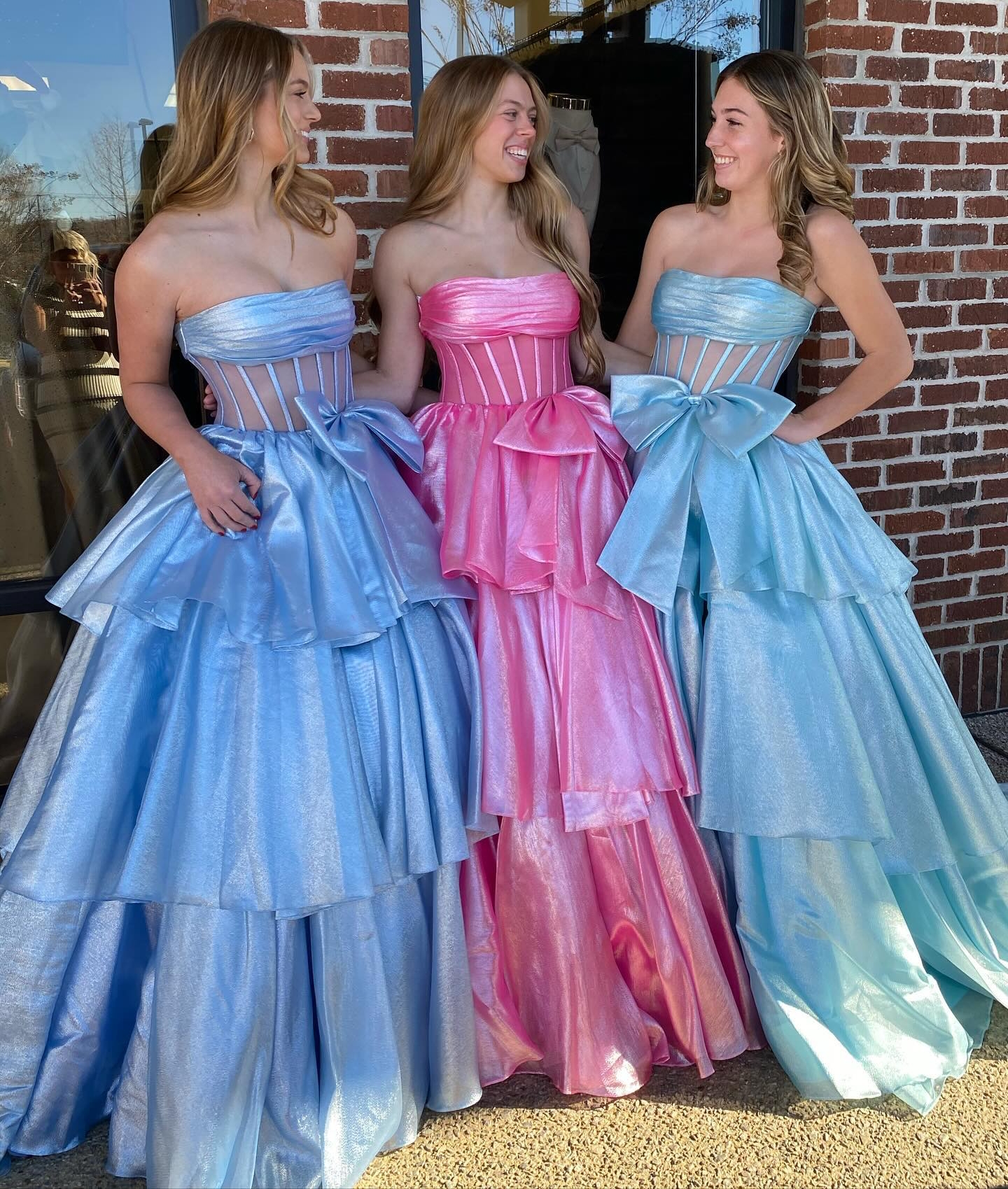 Robe de bal fuchsia à fente haute, corset transparent à volants, robe de concours d'hiver pour femme préadolescente, fête formelle d'invité de ma