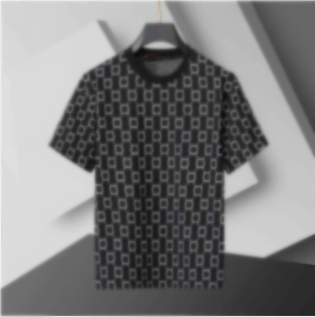 Designer men's T-shirt new fashion pure cotton men's and women's T-shirt printed round neck men's short sleeved top shirt