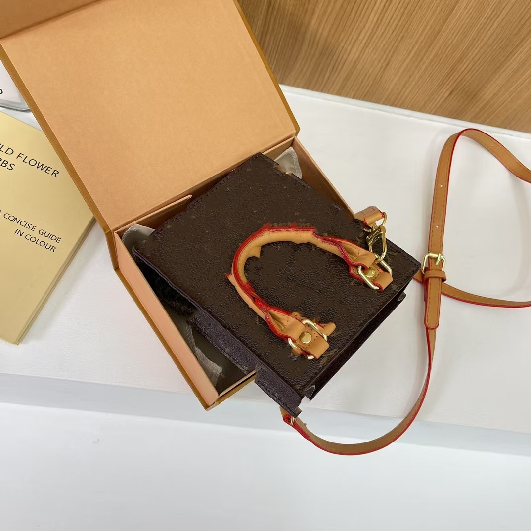 2025 Women's Mini Bag Designer Bag Chain Crossbody Bag Single Shoulder Handbag Printed Flower Letter Leather 5A