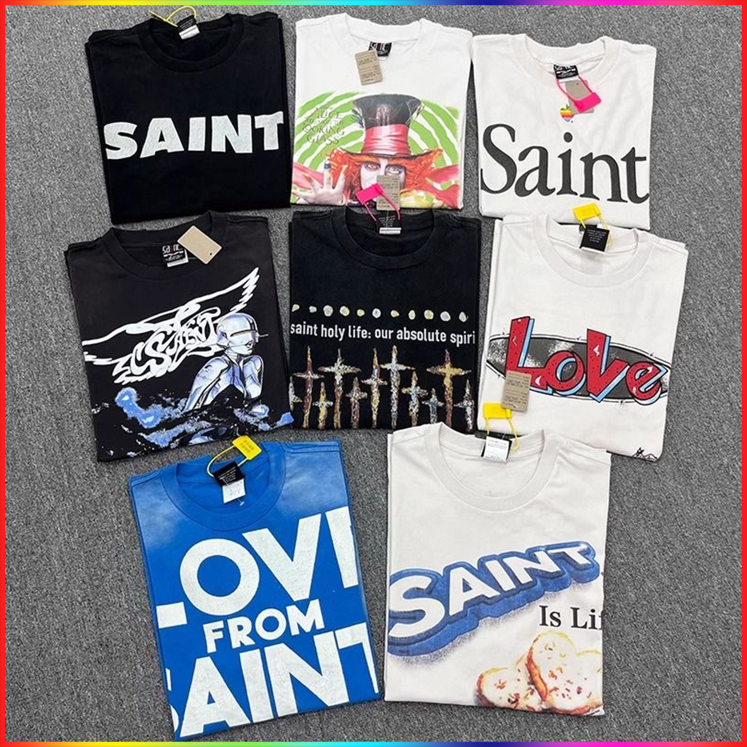 5A Designer T Shirt Men Graffiti Letters Hip Hop Printing Unisex Shirt 2025 Man Luxurys Hot T-Shirt Polo Casual Summer O-Neck Short Street Sleeve