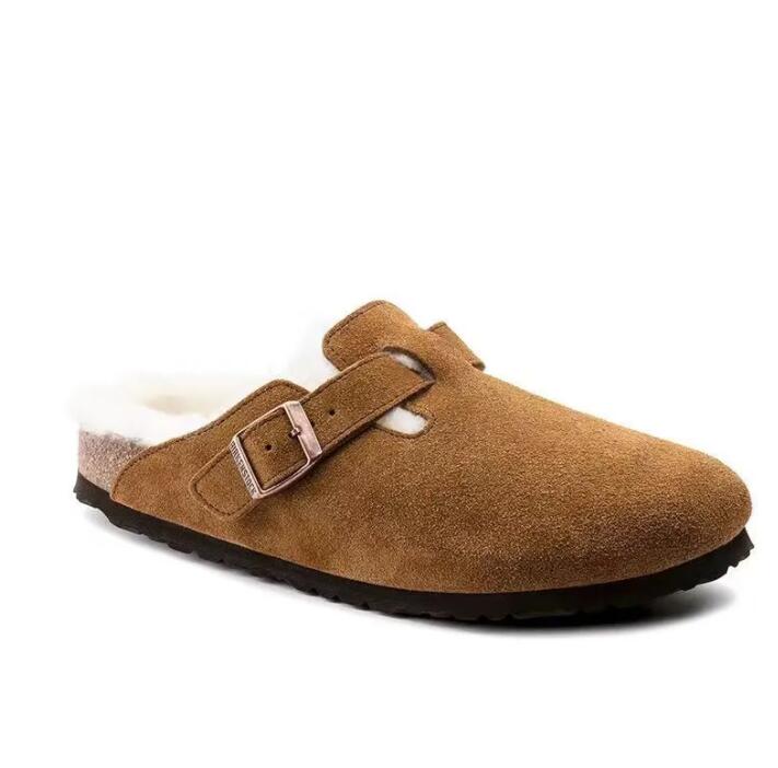 Sandal designer slippers men women sandals fur slides Suede Snake Leather slipper clogs Buckle Strap 27187-image-965967730