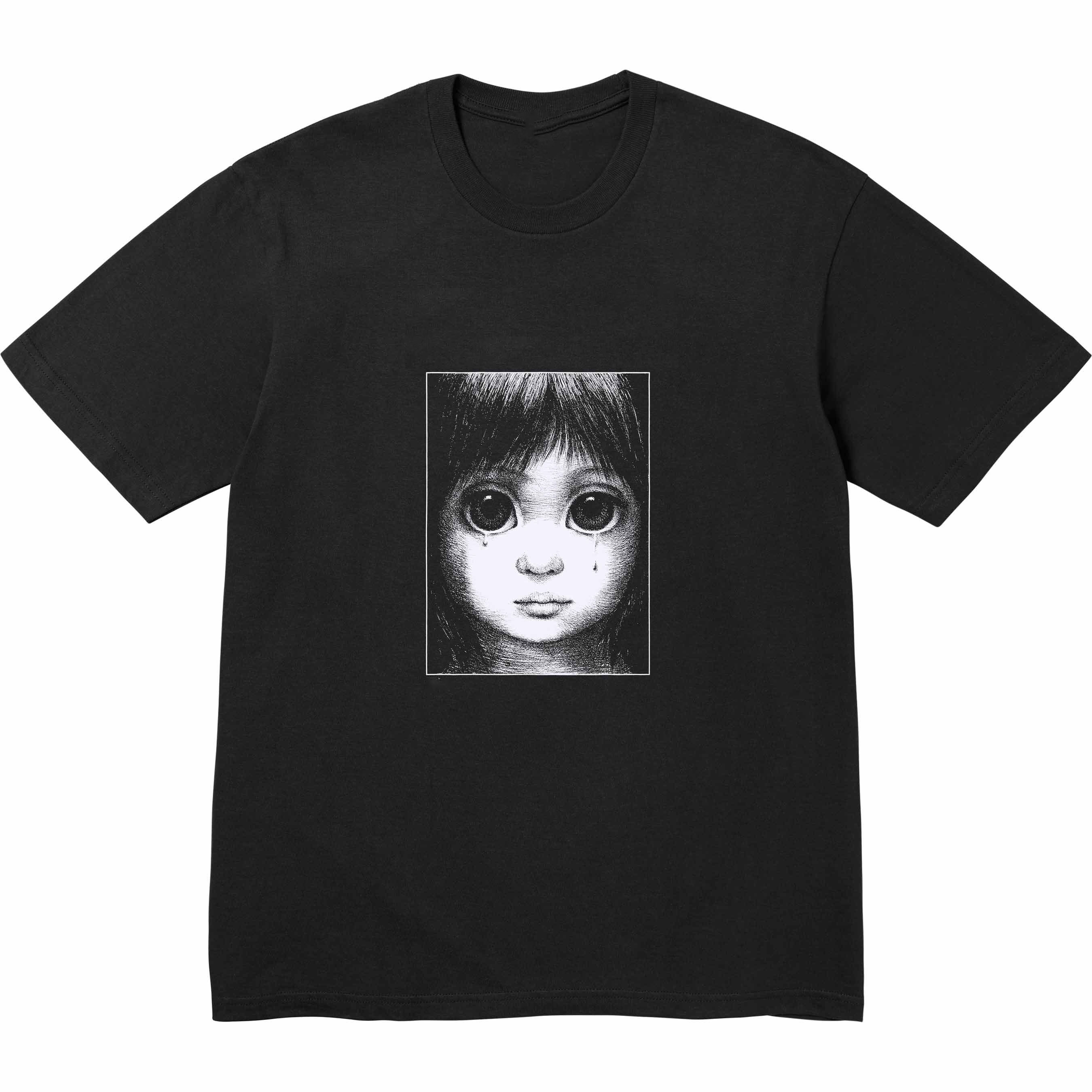 Créateur de mode Casual Cry Girl Print T-shirt O-Leck Tee Tee Tee Tops Streetwear Skateboard Hiphop Top Us Size S-XL