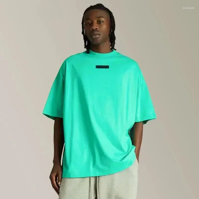 Men's Tracksuits 24SS Classic Brand T-shirt Luxury Design 3D Silicone Letter Short Sleeve Couple High Street Loose Set