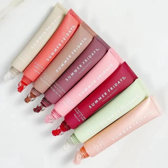 Summer Fridays Lip Balm Liquid Lipstick Moisturizing Smooth Soft Lips Cosmetics Makeup Lips Glaze Lip Gloss Lip Butter 15g-image-1045706631