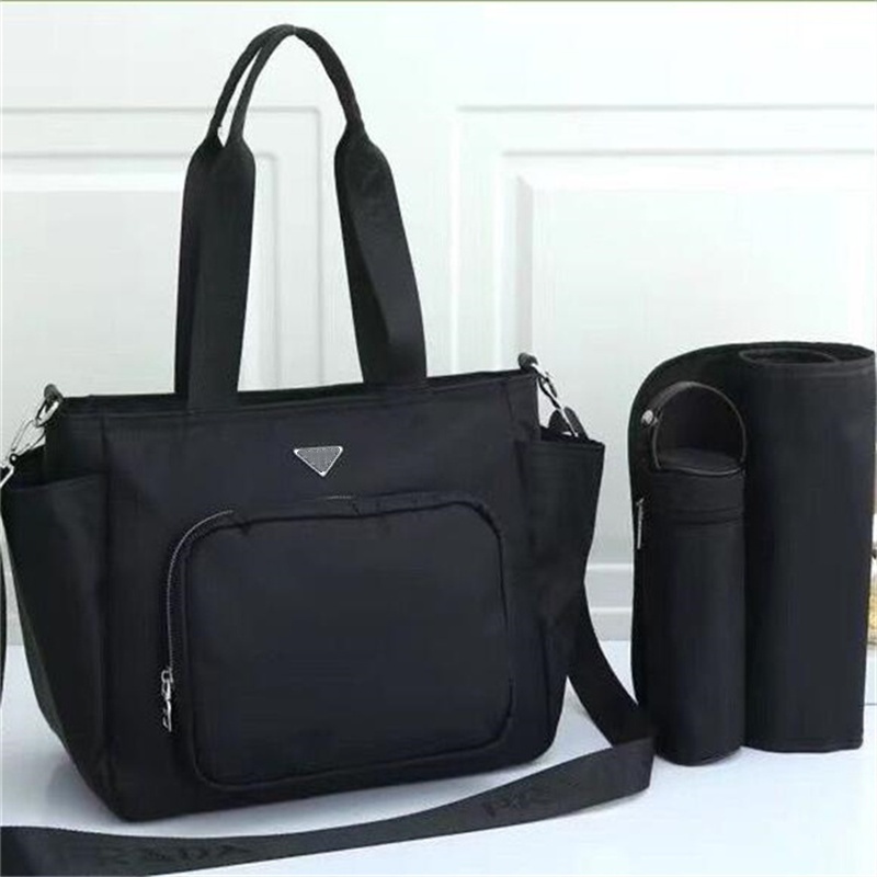 Kids Diaper Bags Mommy Baby Large Capacity Waterproof Nappy Mummy Maternity Travel Nursing Handbag Zipper Backpack Designer 3 piece Sets Shoulder-image-1108670971