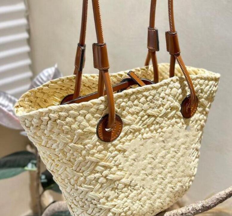 Fashion Luxury Evening Bags Shoulder Bags Beach Straw Tote Bags For Women Designer Handbags Purses Woven Large Capacity Underarm Shoulder crossbody