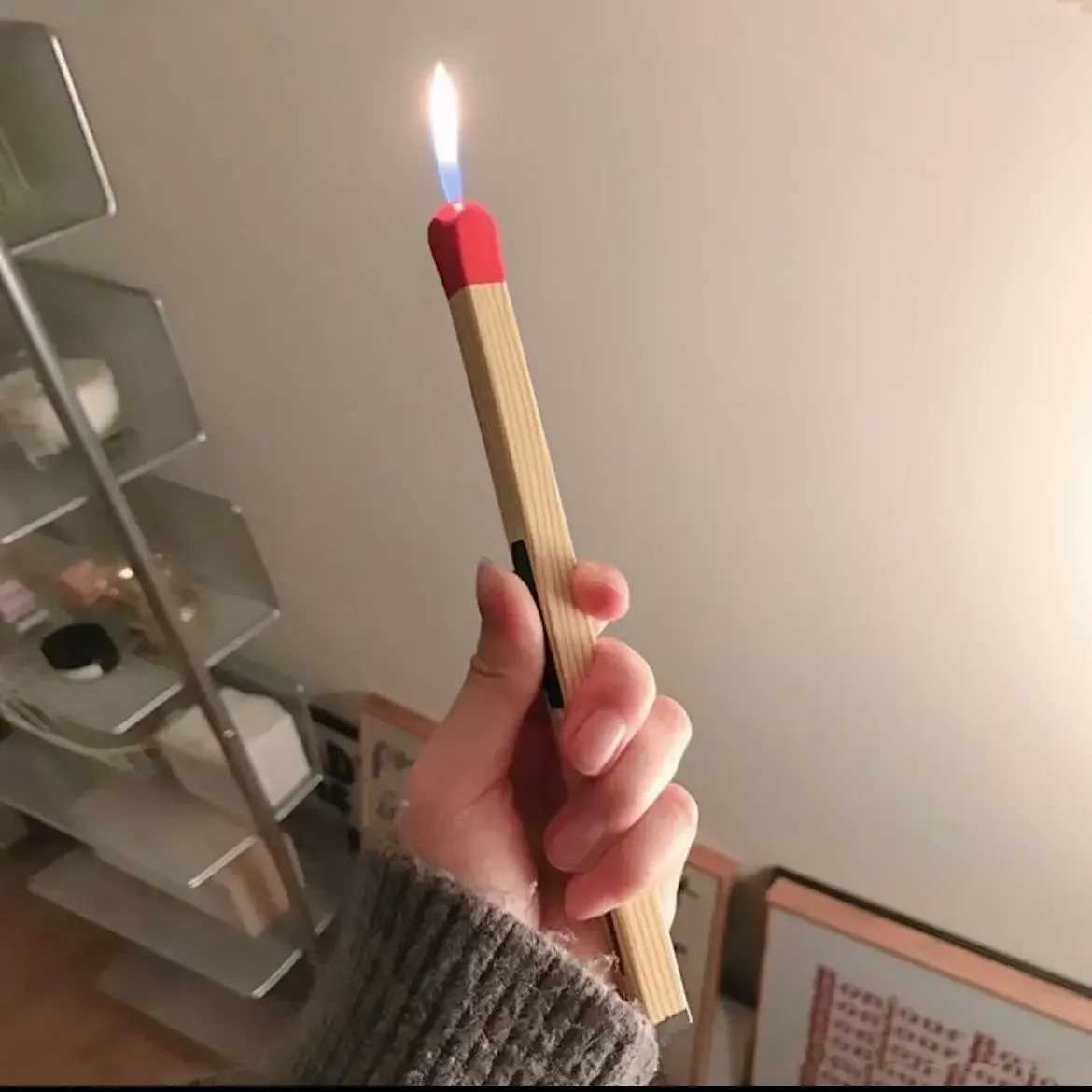 He Match Lighter Mtifunctional Iatable Lighter Butane Torch Electric Ignition Tool Practical and Intere Lighter Gift Y250222-image-1045751299