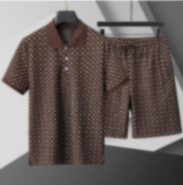 Chift à manches courtes de créateur de survêtement masculin et à manches courtes et à 2 pièces New Men Sport Set Boutique Fashion Jogging tenue