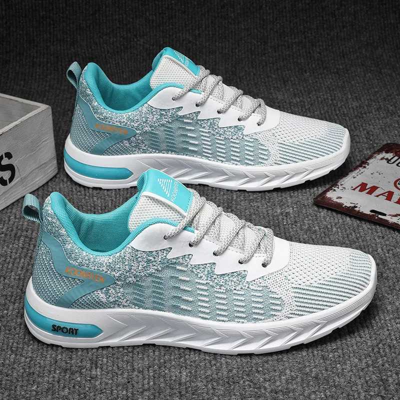 Brand Mens Sports Breathable Soft Soled Green Tennis Fashionable Outdoor Running and Fiess Casual Shoes hot Summer Z250222