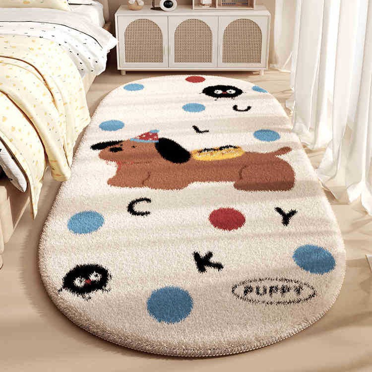 Cartoon Bedroom Bedside Blanket Dirt-resistant Carpet Girl Children's Room Carpet Bedroom-image-1045806080
