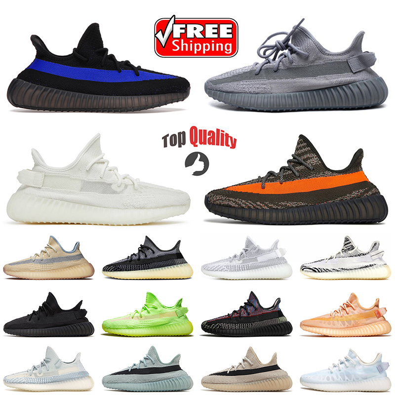 Chaussures de course de créateur de mode pour femmes et hommes,Yeezy Boost 350 v2  baskets décontractées, noir, blanc[code ：L]baskets de sport