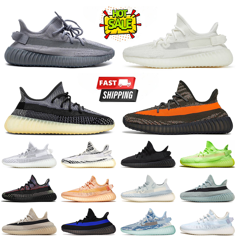Chaussures de course de créateur de mode pour Yeezy Boost 350 V2 femmes et hommes, baskets décontractées, noir, blanc[code ：L]baskets de sport