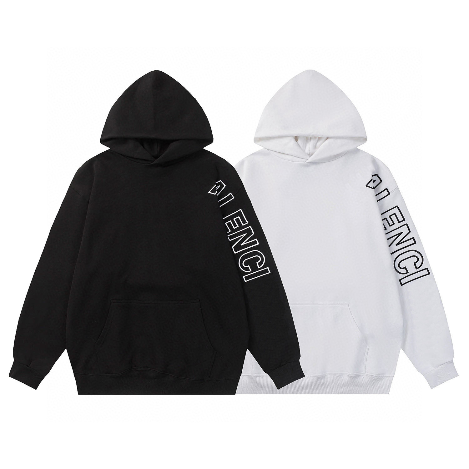 Men&#039;s Plus Size Hoodies & Sweatshirts Round neck embroidered and printed polar style summer wear with street pure cotton fq-image-803915754