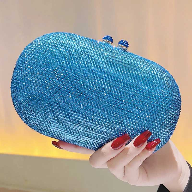 Women Clutch Party Wedding Handbag Luxury Crossbody Bags Female Crystal Rhinestone for Gift Prom Dress Chain Bag Z250220